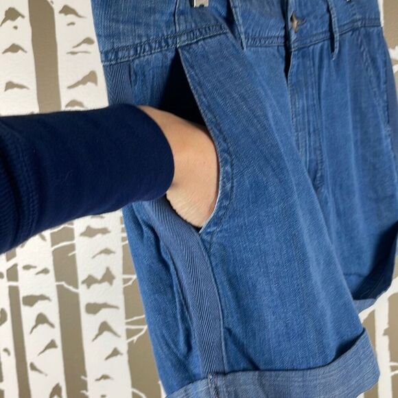 NEW Harper Heritage Lyocell Chambray Cuffed Short S - Picture 5 of 9